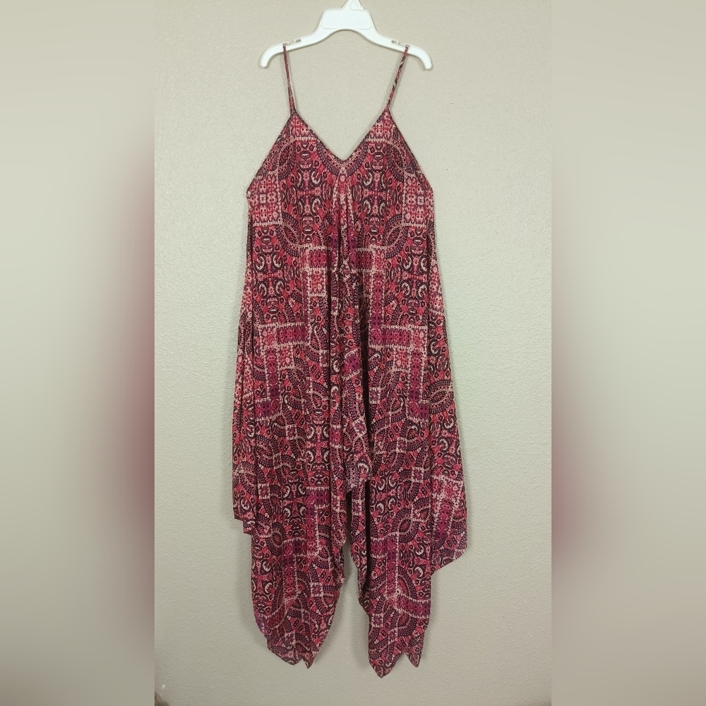 Cynthia Rowley Multicolor Asymmetrical Cover Up Dress Women Sz 10 Casual Tunic
